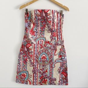 5 for $20!! Tommy Hilfiger Floral Print Strapless Dress Size 4